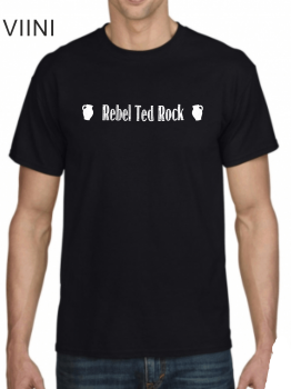Ted Rebel Rock - Shirt schwarz Druck Digital